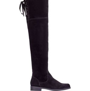 "New" JustFab over the knee Ladies Boot, Black, Size 10